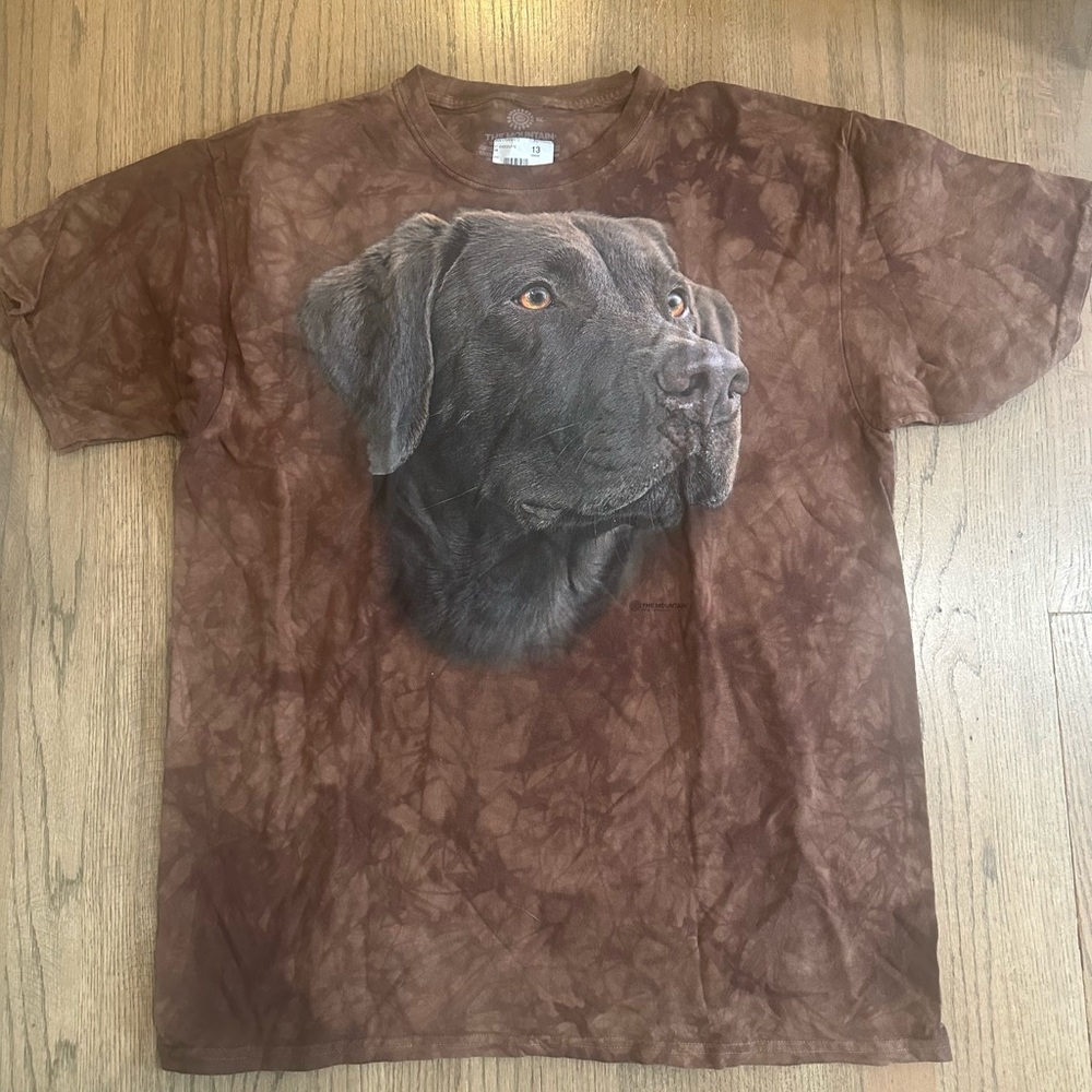 The Mountain-Black Labrador T-Shirt-Size XL-NEW